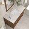 James Martin Vanities Myrrin 48" Sgl Vanity, Mid Century Walnut, w/3 CM Siberian Silestone Top w/FreePower Wireless Charger 485-V48-WLT-FSFR - alternate 5