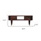 Homeroots 39in Brown Solid Wood Enclosed and Open Storage TV Stand 719192 - alternate 5