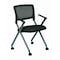 Office Star Products FC Series Folding Chair with Screen Back, Black FC8487-231 - alternate 1