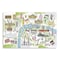Homeroots Fun Illustrated London Map Unframed Print Wall Art 399099 - alternate 1