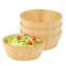Megachef 4 Piece 8 Inch Bamboo Wood Serving Bowl Set 750122181M - alternate 1