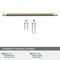 Amerock Esquire 12-5/8 in 320 mm Center-to-Center Polished Nickel/Golden Champagne Cabinet Pull BP36561PNBBZ - alternate 2