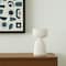 Homeroots 12" White Ceramic Sculptural Table Vase 608370 - alternate 3