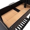 Koolmore 54 in. Argentine Charcoal Grill with Interchangeable V-Grates, Outdoor BBQ, Black KM-OG-AV-54 - alternate 6