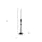 Homeroots 15" Black Metal Abstract Tabletop Candle Holder 608432 - alternate 3