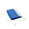 Homeroots 50" X 60" Royal Blue And White Woven Herringbone Plush Throw Blanket 475721 - alternate 6