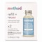 Method Refill + Reuse Foaming Hand Soap Refill, Sweetwater, 1 oz Refill Bottle, 2PK 356011 - alternate 2