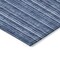 Homeroots 8' X 10' Denim Blue And Ivory Striped Washable Indoor Outdoor Area Rug 615046 - alternate 3