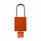 Brady Padlock Alum ORG 1.5in Steel KeyCode6 SDAL-ORG-38ST-006 - alternate 4
