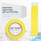 Enday Masking Tape, 1" x 60 Yards, Yellow, 6PK 8139-6 - alternate 4