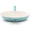Spice By Tia Mowry Savory Saffron 14 In Ceramic Nonstick Aluminum Skillet with Soft Handles in Mint 106952.01R - alternate 3