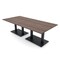 Skutchi Designs Rectangle Conference Table With Power Unit, 48 in W, 96 in L, Brown HAR-REC-48X96-DOU.BK-H3041-NA - alternate 1