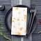 Smarty Had A Party White with Gold Paint Splatter Paper Dinner Napkins 600 Napkins, 600PK 3192-CASE - alternate 6