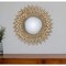 Homeroots 27" Gold Sunburst Iron Framed Accent Mirror 485007 - alternate 3
