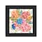 Homeroots Spring Floral Black Framed Print Wall Art 529916 - alternate 1