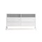 Homeroots 61" White Manufactured Wood Four Drawer Double Dresser 473091 - alternate 1
