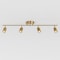 Vidalite Shura Brushed Brass 4-Light Track Light with Rotatable Heads, Integrated LED, 3000k, 2240 Lmn CE1009073 - alternate 3