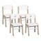 Beleduc By Playwell Rectangular Table 48x24 White Top, Oak Legs 20.5inH + 4 Large Illiana Chairs 13.4in Seat 846087162 - alternate 2