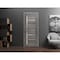 Sartodoors Slab Barn Door Panel Frosted Glass Grey 18x96 Solid Core Modern Interior QUADRO4088S-NEB-1896 - alternate 3