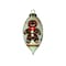 Homeroots Festive Glitter Gingerbread Man Hand Painted Mouth Blown Glass Ornament 477467 - alternate 4