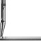 Homeroots 71" White Stainless Steel and Wood Three Tier Etagere Bookcase with A Drawer 544736 - alternate 5