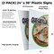 Signmission Quesadilla, Plastic Signs Only 24 Inch x 36 Inch, Corrugated Plastic, 2PK CSB-2436-2PACK-Quesadilla - alternate 2
