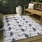 Jonathan Y Liana Casual Coastal Flamingos Two-Tone White/Navy 4 ft. x 6 ft. Indoor/Outdoor Area Rug TSN401E-4 - alternate 3