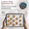 Bakkenmaster BAKKEN Cookie Sheets for Baking Nonstick Set, 3-Piece Stackable Carbon Steel Baking Sheet Pans Set BKBSGRYMAR3 - alternate 4