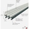 M-D Building Products Building Products Aluminum & Vinyl-coated Foam Heavy-duty Screw-on Top & Sides Door Seal Kit Silver 43345 - alternate 3
