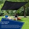 Tarps Now Black Mesh Shade Tarp, 12 ft x 48 ft, Heavy Duty, Outdoor Use CS-M75BK-1248 - alternate 3