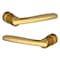 Baldwin Lever Lifetime Satin Brass Door Levers Lifetime Satin Brass 5164 5164.044.MR - alternate 1