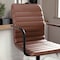 Martha Stewart Taytum Upholstered Office Chair in Saddle Brown/Oil Rubbed Bronze CH-142370-BR-BK-MS - alternate 4