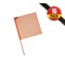Mytee Products 18in x 18in Orange Jersey Mesh Safety Flags for Trucks with Dowel, 16PK JMF-ORANGEx16 - alternate 5