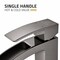 Anzzi Key Single Hole Single-Handle Vessel Bathroom Faucet in Gunmetal Black L-AZ097GK - alternate 4
