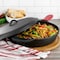 Megachef 12 Inch Pre-Seasoned Cast Iron Skillet with Cast Iron Lid MCCI-7756CV - alternate 5