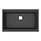 Elkay Quartz Classic 33" x 22" x 9-1/2" Single Bowl Undermount Workstation Sink 4pc Kit Matte Black ELGRU13322WOMB0 - alternate 4