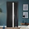 Sartodoors Sliding French Pocket Door, Planum 0040 Matte Black with White Glass, Kit Trims Rail Hardware, Soli PLANUM0040PD-BLK-18 - alternate 1