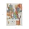 Homeroots 10' X 14' Ivory Pink And Green Abstract Washable Indoor Outdoor Area Rug 599585 - alternate 2