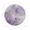 Homeroots 8' Purple Eggplant And Ivory Round Abstract Washable Indoor Outdoor Area Rug 616840 - alternate 4