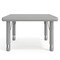 Flash Furniture Commercial Plastic Adjustable Height Classroom Activity Table-Soft Gray, 24 in SQ YU-YCX-002-2-SQR-TBL-SFTGY-GG - alternate 3