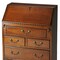 Homeroots 26" Brown Solid Wood Secretary Desk With Five Drawers 389424 - alternate 3