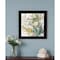Homeroots Sea glass Garden II 1 Black Framed Print Wall Art 415887 - alternate 3