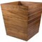 Homeroots 21in Brown Solid Wood Indoor Outdoor Square Planter Box 476244 - alternate 3