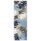 World Rug Gallery Palm Frond Indoor/Outdoor Runner Rug 2 ft 7 in x 6 ft Blue 5550BLUE27X6 - alternate 4
