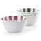 Gibson Home Cottage Stripes 12 Piece Melamine Dinnerware Set in White and Multi 750123516M - alternate 5