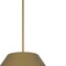 Homeroots 22" Antiqued Brass Aluminum Cone LED Dimmable Outdoor Pendent Hanging Light 683470 - alternate 5