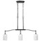 Nuvo Liam, 3 Light Island Pendant, Matte Black, White Opal Glass 60/8218 - alternate 2