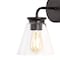 Jonathan Y Kondo 6.38" 1-Light Modern Farmhouse Iron LED Vanity, Oil Rubbed Bronze/Clear JYL9906A - alternate 5