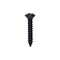 Auveco Phillips Oval Head 6 x 3/4in Tapping Screw Black Oxide, 100PK 12796 - alternate 1