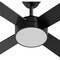 Afx Bryant - 52in 4 Blade LED Ceiling Fan - Black Finish BYTN524LACBKBK-WS - alternate 2